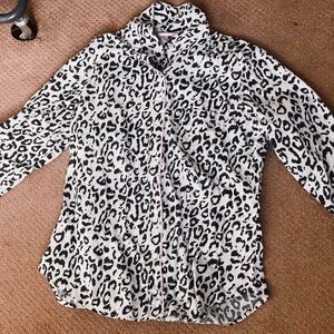Victoria Secret Long Sleeve Leopard Pajama Top